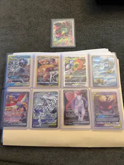 Pokemon Card Lot of 9 Full Art/Ultra Rare Cards Charizard Mewtwo Gengar Bulbasau - Image 1