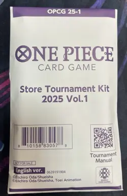 One Piece Card Game Store Tournament Kit 2025 Vol 1 Event Kit - OPCG 25-1 - Image 1
