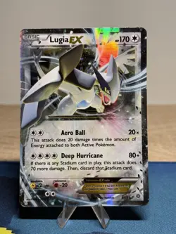 Lugia EX 68/98 XY-Ancient Origins Holo Ultra Rare Pokemon Card DMG - Image 1