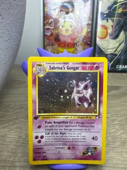 1st Edition Sabrina's Gengar 14/132 Holo Rare Pokemon Card 2000 Mint *SWIRL* 🌀 - Image 1