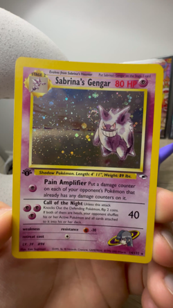 1st Edition Sabrina's Gengar 14/132 Holo Rare Pokemon Card 2000 Mint *SWIRL* 🌀 - Image 2