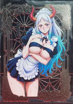 Yamato 01 One Piece Serialized Metal Card Goddess Story Waifu - Image 1