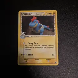 Pokemom Croconaw 27/101 EX Dragon Frontiers Non-Holo Rare Card LP/NM - Image 1