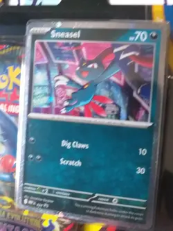 Pokemon Trading Card Game: MEGA EVOLUTION- PHANTASMAL FLAMES Triple Pk -SNEASEL - Image 2