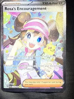 Pokemon Rosa's Encouragement Trainer Holo Card 123/88, 114/88, & 84/88 CLEAN SET - Image 5
