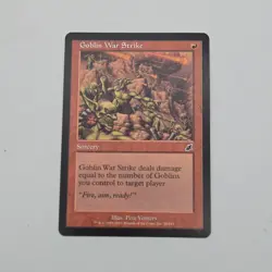 Magic Gathering MTG Scourge Goblin War Strike English Excellent - Image 1