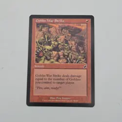 Magic Gathering MTG Scourge Goblin War Strike English Excellent - Image 2