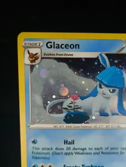 Glaceon SWSH 192 Black Star Promo Sword & Shield Holo Rare Pokemon Card - Image 2