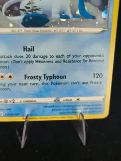 Glaceon SWSH 192 Black Star Promo Sword & Shield Holo Rare Pokemon Card - Image 4