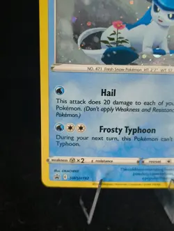 Glaceon SWSH 192 Black Star Promo Sword & Shield Holo Rare Pokemon Card - Image 5