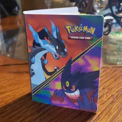 Pokemon TCG 60 Card Binder Lot 1 Mega EX, 1 EX, 1 Promo, 57 Holo/RH Random - Image 1