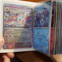 Pokemon TCG 60 Card Binder Lot 1 Mega EX, 1 EX, 1 Promo, 57 Holo/RH Random - Image 3