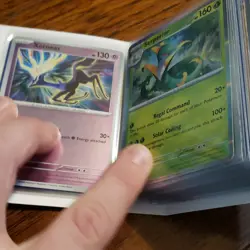 Pokemon TCG 60 Card Binder Lot 1 Mega EX, 1 EX, 1 Promo, 57 Holo/RH Random - Image 4
