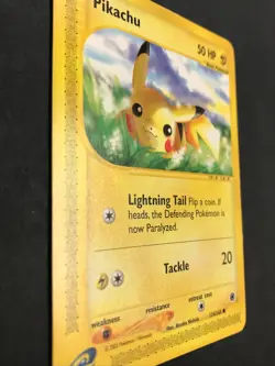 Pikachu Non Holo E Series 124/165 Pokemon Card - Image 2