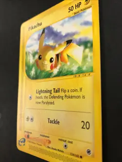 Pikachu Non Holo E Series 124/165 Pokemon Card - Image 3