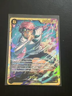 Koby OP11-119 SEC - One Piece TCG - English Card Near-Mint Secret Rare - Image 1