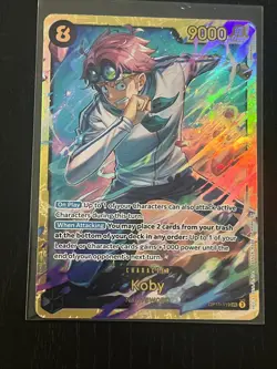 Koby OP11-119 SEC - One Piece TCG - English Card Near-Mint Secret Rare - Image 4
