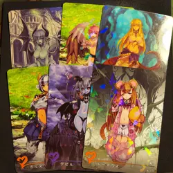 Monster Girl Encyclopedia Cards Common Rare Complete Set 36 Cards - Image 1