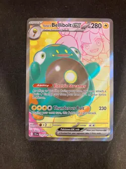 Iono's Bellibolt ex 172/159 Journey Together Pokemon Card Full Art Ultra Rare - Image 1