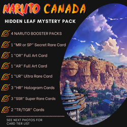 Naruto Canada: Naruto Kayou CCG - Hidden Leaf Card/Booster Pack Bundle - NEW - Image 1