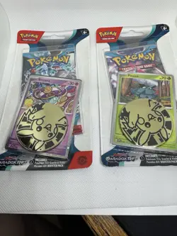 Pokemon 2023 Scarlet & Violet: Paradox Rift Blister Packs (Pineco & Sinistea) - Image 1