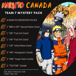 Naruto Canada: Naruto Kayou CCG - Team 7 Custom Card/Booster Pack Bundle - NEW - Image 1