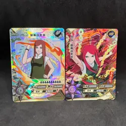 Naruto Kayou CCG - Kushina Uzumaki SP-057 & MR-020 Trading Card Lot - NM - Image 1