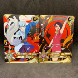Naruto Kayou CCG - Sarada Uchiha AR-035 & Mitsuki AR-033 Full Art Card Lot - NM - Image 1