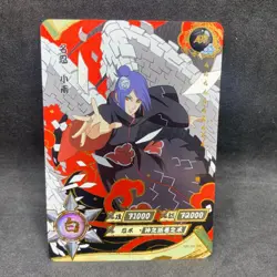 Naruto Kayou CCG - Konan AR-042 Gold Full Art - Naruto Trading Card - NM - Image 1