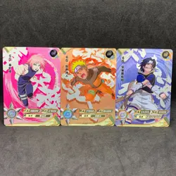 Naruto Kayou CCG - Naruto UR-070 | Sasuke UR-076 | Sakura UR-085 | Card Lot - NM - Image 1