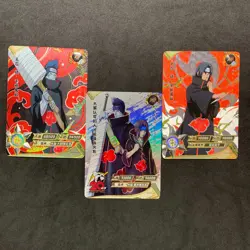Naruto Kayou CCG - Itachi Uchiha & Kisame Hoshigaki - PR & AR Rare Card Lot - NM - Image 1