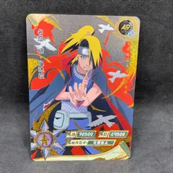 Naruto Kayou CCG - Deidara AR-016 Gold Full Art - Naruto Trading Card - NM - Image 1