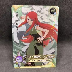 Naruto Kayou CCG - Kushina Uzumaki UR-068 Ultra Rare - Naruto Trading Card - NM - Image 1