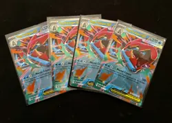 Pokemon TCG Ascended Heroes - Mega Feraligatr EX 043/217 - 4 Card Lot NM - Image 1