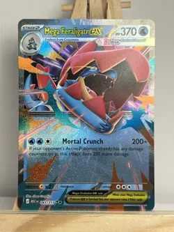 Mega Feraligatr ex Double Rare 043/217 Pokemon Ascended Heroes English NM - Image 1