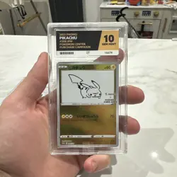 PSA 10 Pikachu Yu Nagaba 208/S-P X PCG Campaign Promo Japanese Pokemon Card - Image 1