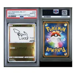 PSA 10 Pikachu Yu Nagaba 208/S-P X PCG Campaign Promo Japanese Pokemon Card - Image 2