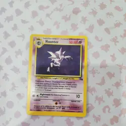 Haunter 6/62 Fossil Unlimited Holo Rare - WOTC Pokemon Card - Image 1