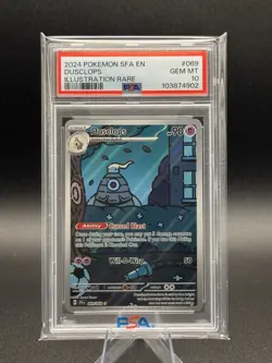 PSA 10 Dusclops 069/064 Shrouded Fable Holo Illustration Rare Gem Mint Pokemon - Image 1