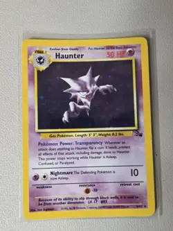 Haunter 6/62 Fossil Unlimited Holo Rare - WOTC Pokemon Card - Image 1