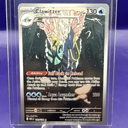 English Clawitzer Illustration Rare Holo #141/132 Pokemon Mega Evolution English - Image 1
