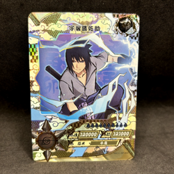 Naruto Kayou CCG - Sasuke Uchiha NRCC-SP-002 Secret Rare Trading Card - NM - Image 1