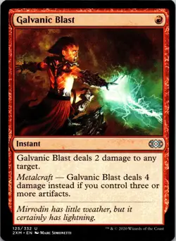 Galvanic Blast 125 Uncommon Double Masters MTG Near Mint - Image 1