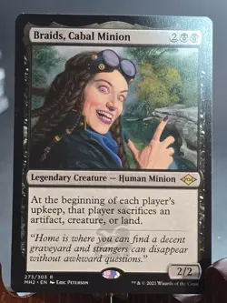 Braids, Cabal Minion Modern Horizons 2 MTG Regular Near Mint - Image 1