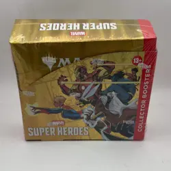 New Magic the Gathering Marvel Super Heroes Collector Booster Box 12 Packs - Image 1