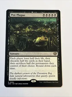 MTG Magic the Gathering Pox Plague (94/444) Secrets of Strixhaven LP - Image 1
