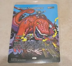 Ravenous Tyrannosaurus (Borderless) Marvel Universe Eternal-Legal MTG MINT - Image 1