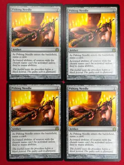 MTG 4X Pithing Needle X4 Return to Ravnica Magic - LP/NM - Image 1
