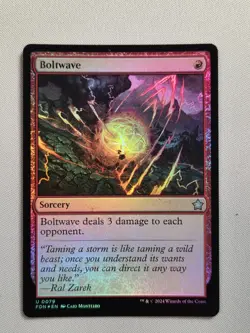 Boltwave #79 (Foil) (NM) Foundations - Magic: The Gathering - Image 1