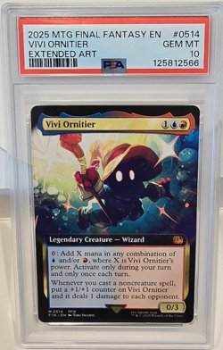 Magic the Gathering - Final Fantasy - Vivi Ornitier #514 - PSA 10 - Image 1